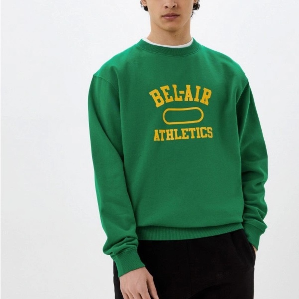 Bel-air athletics crewneck sweatshirt Green Sweater men’s size 2XL